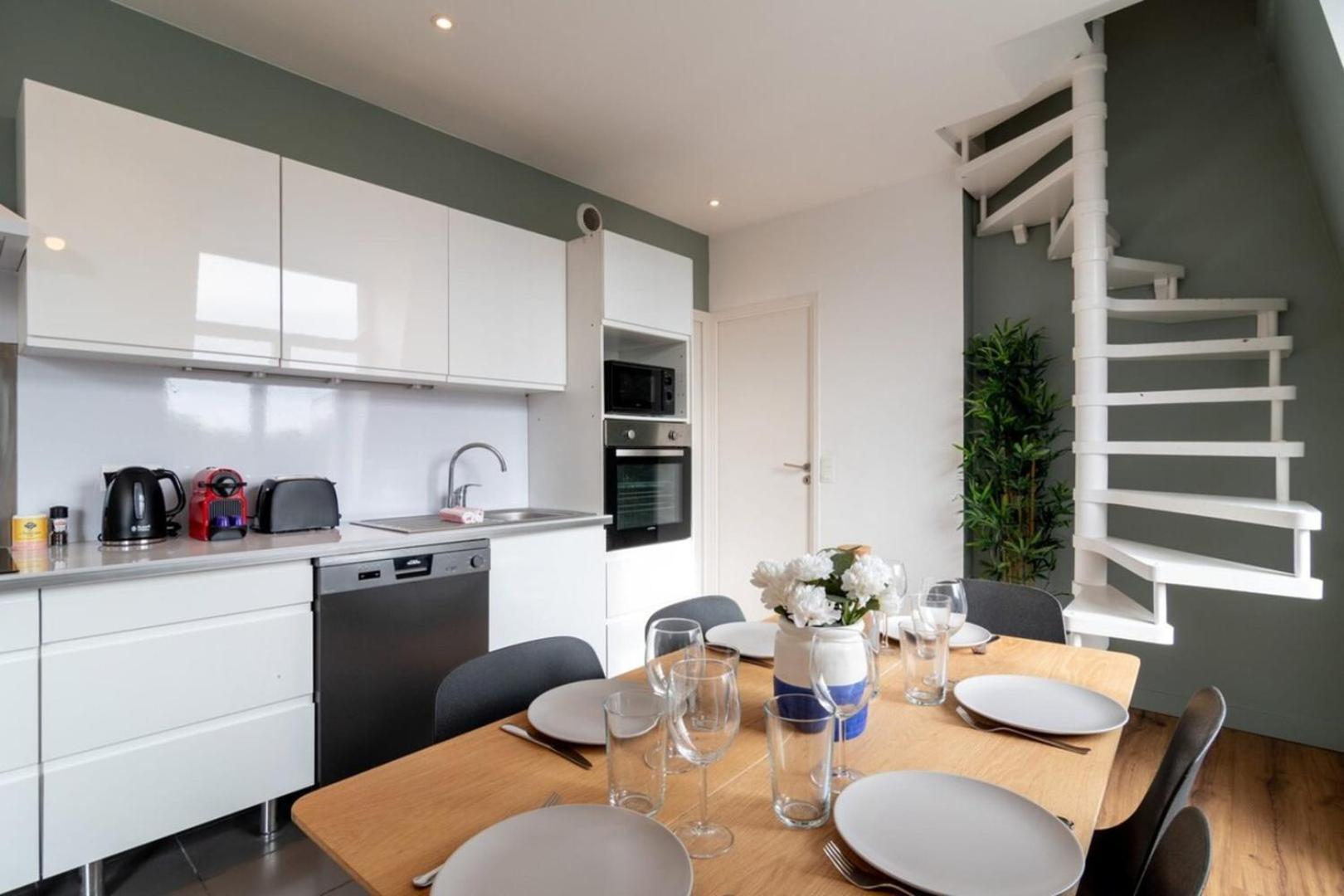 Marcq En Baroeul - Superb Apartment + Parking Exteriör bild