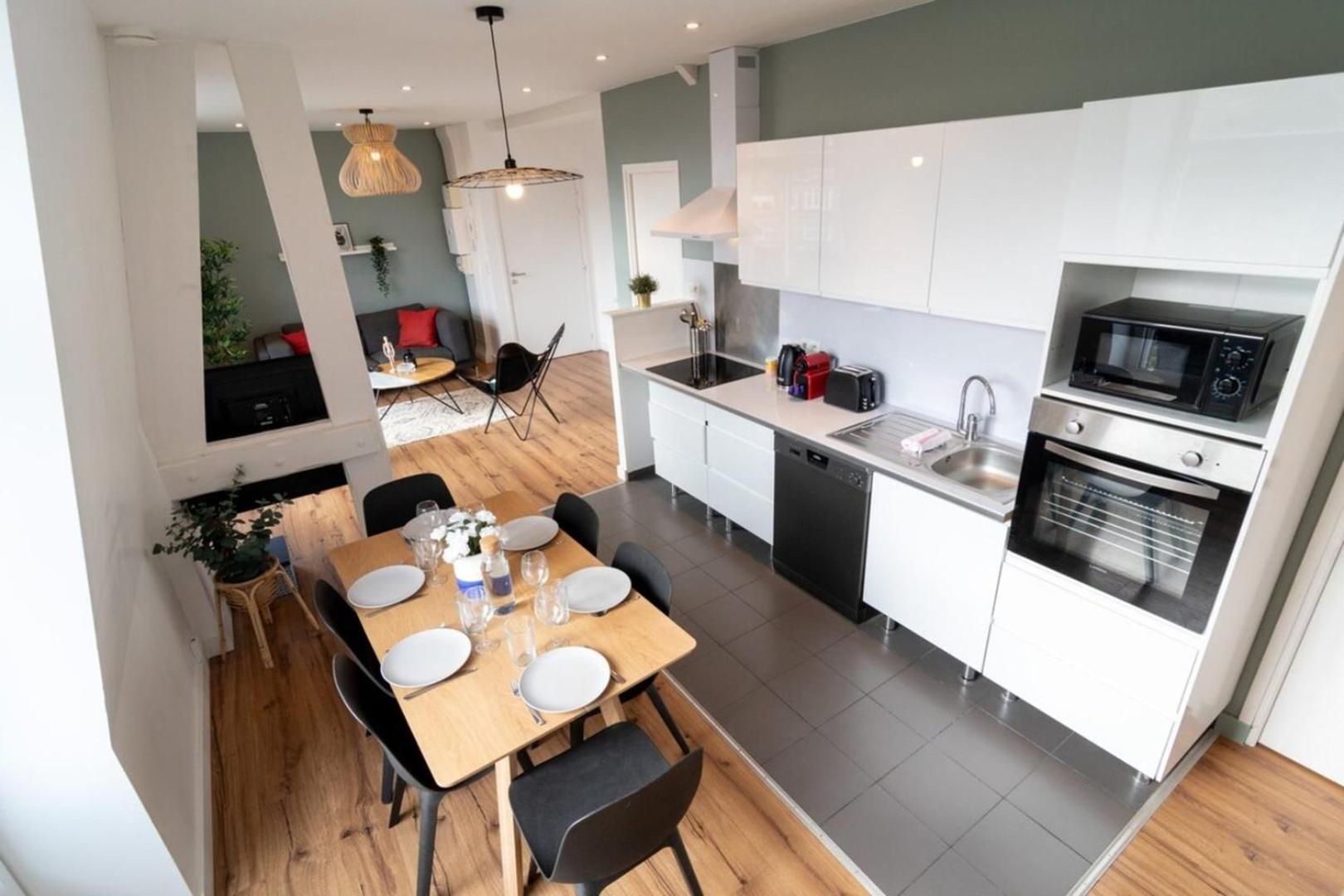 Marcq En Baroeul - Superb Apartment + Parking Exteriör bild